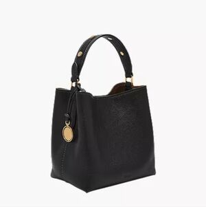 Jessie Leather Small Bucket Bag